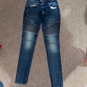 PacSun Stacked Skinny Biker Jeans 30x32